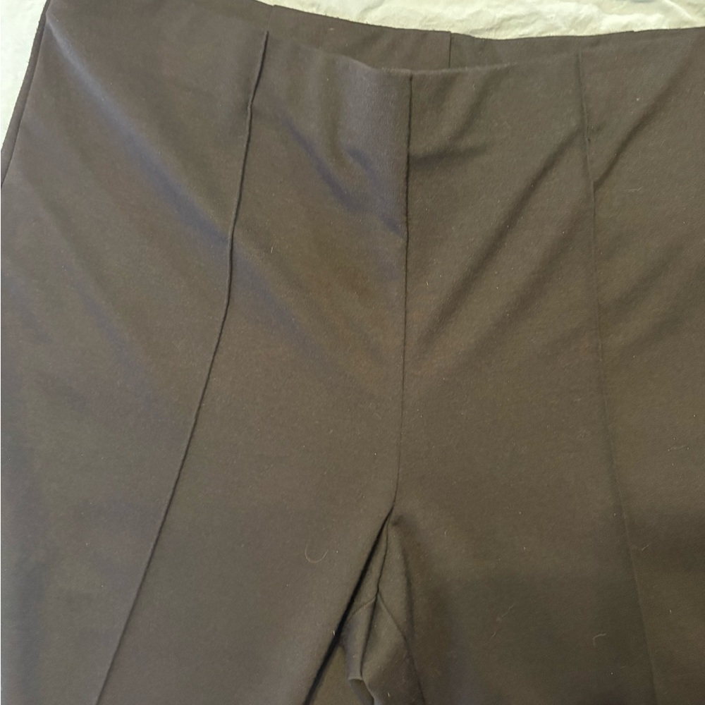 Pull on Ruby Rd. Black Ponte Pants with High Waist